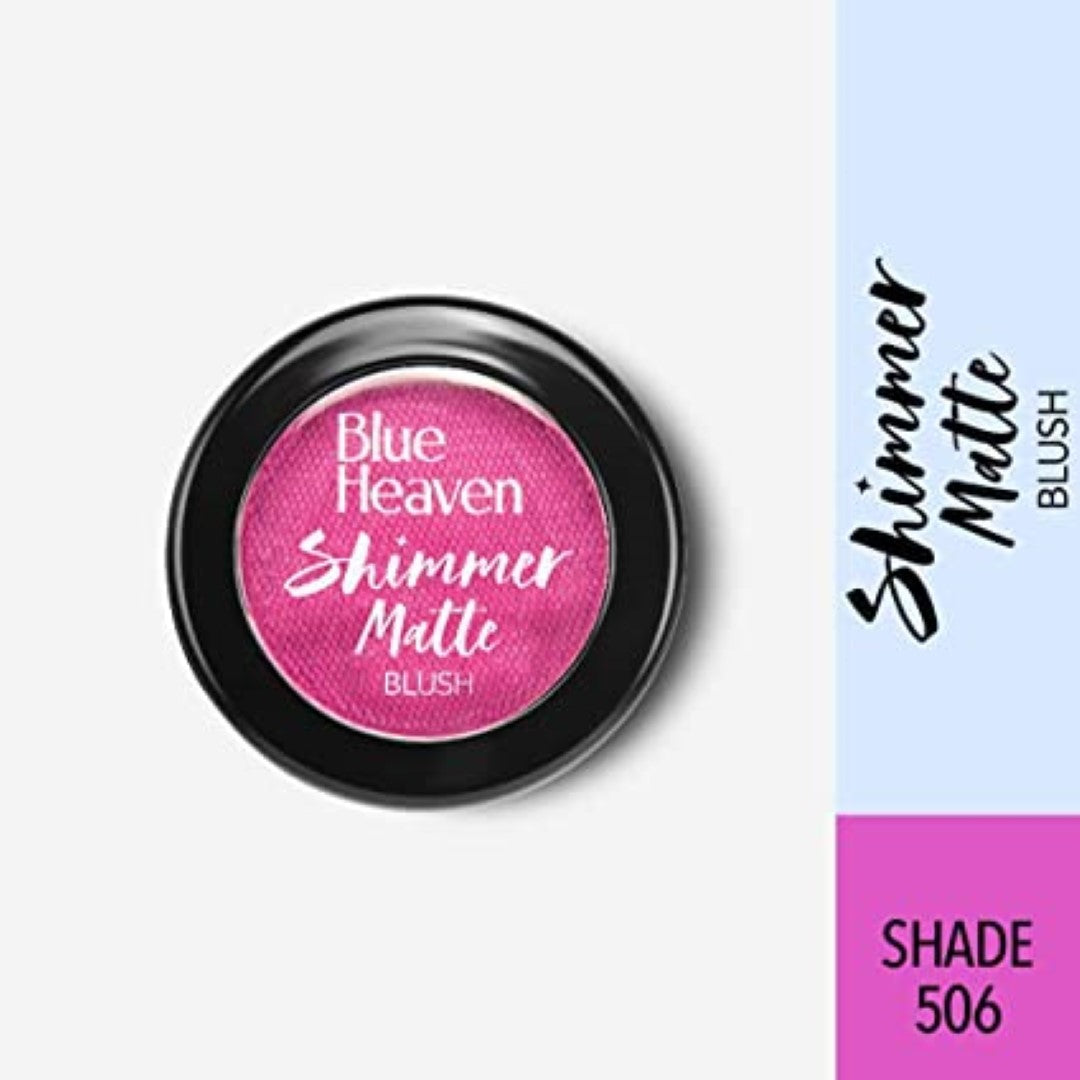 Blue Heaven Shimmer Matte Blush