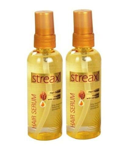 Streax Hair Serum for Women & Men | Contains Walnut Oil | Instant Shine & Smoothness | Regular use Hair Serum for Dry & Wet Hair | Gives frizz free Hair | Soft & Silky Touch | 45ml