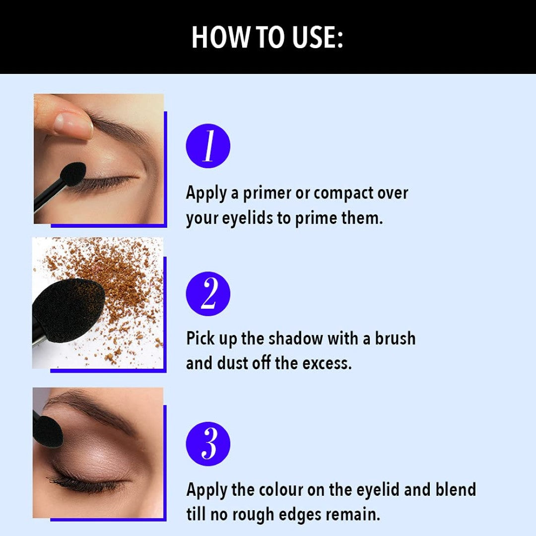 Blue Heaven 4-in-1 Matte & Metallic Finish Eyepop Eyeshadow, Caramel Latte, 12g