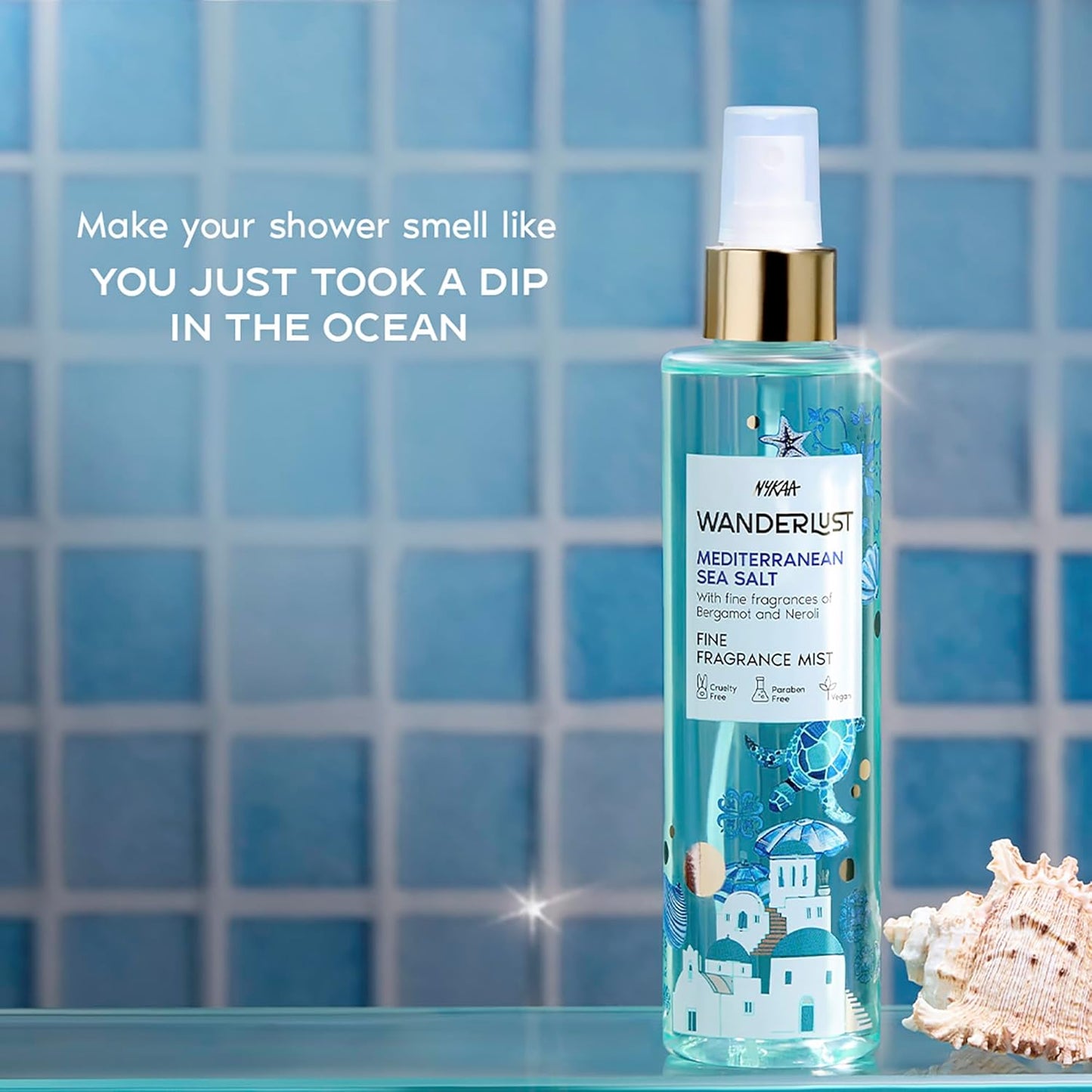 Wanderlust Mediterranean Sea Salt Fine Fragrance Mist 200ml