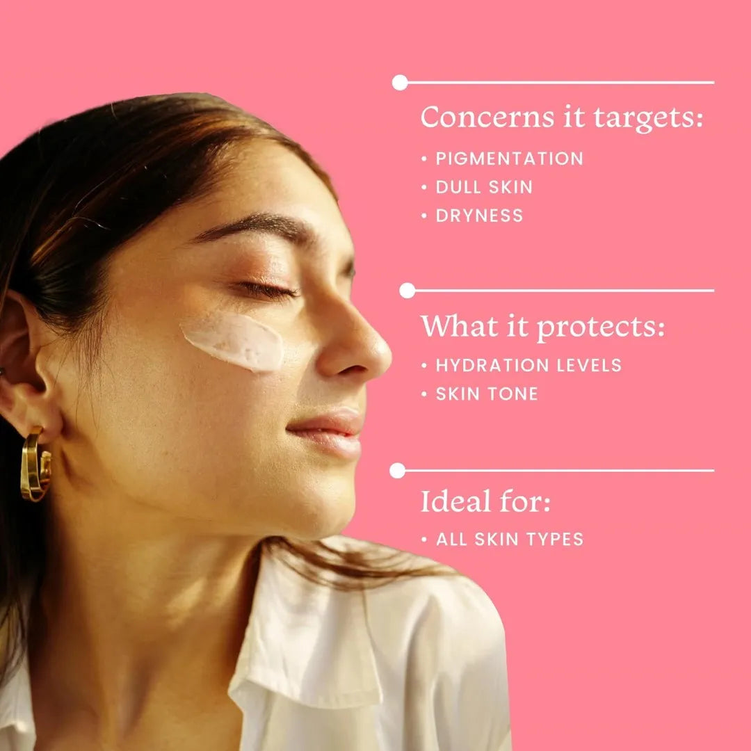 Foxtale Vitamin C Super Glow Moisturizer with Niacinamide & Peptides, Visibly Reduces Pigmentation, Enhances Skins Radiance Instantly, For All Skin Types, Women & Men - 50ml