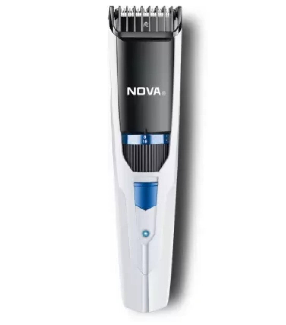 NOVA NHT 1056 Trimmer 180 min Runtime 40 Length Settings (White, Blue)