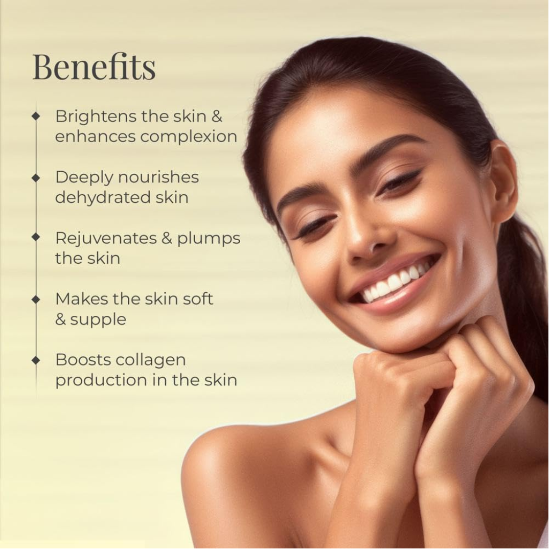 Forest Essentials Deeply Nourishing Brightening Ghee Cream | Ayurvedic Massage Cream with Pure Ghee | Improves Texture, Radiance & Firmness | For All Skin Types