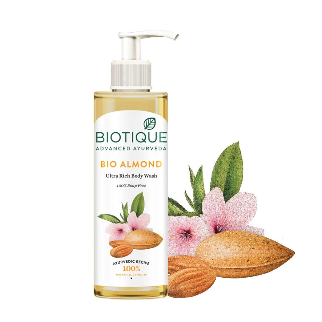 Biotique Almond Oil Ultra Rich Body Wash (200ml)