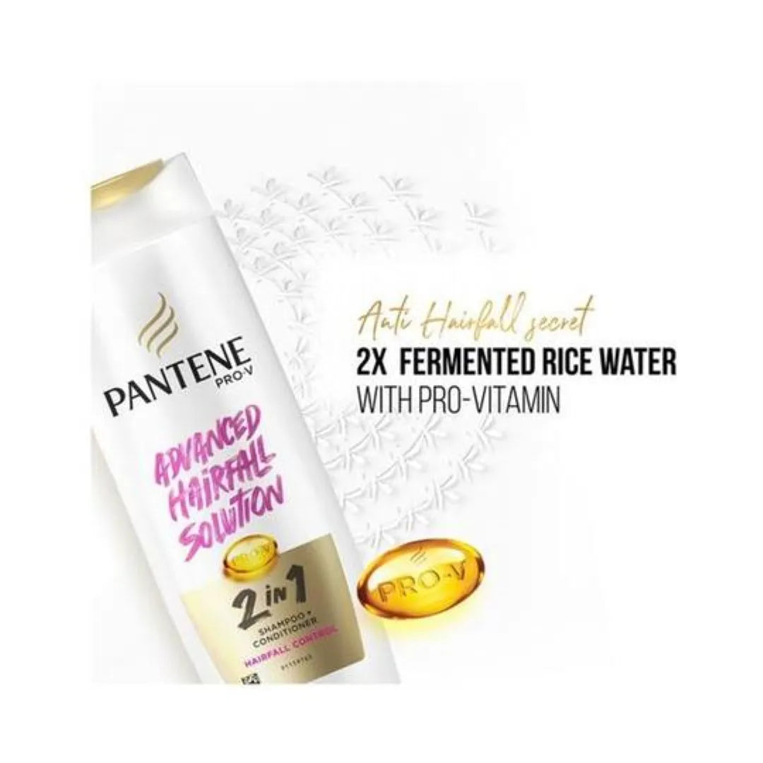 Pantene Advanced Hairfall Solution 2-In-1 Anti-Hairfall Shampoo & Conditioner (180ml)