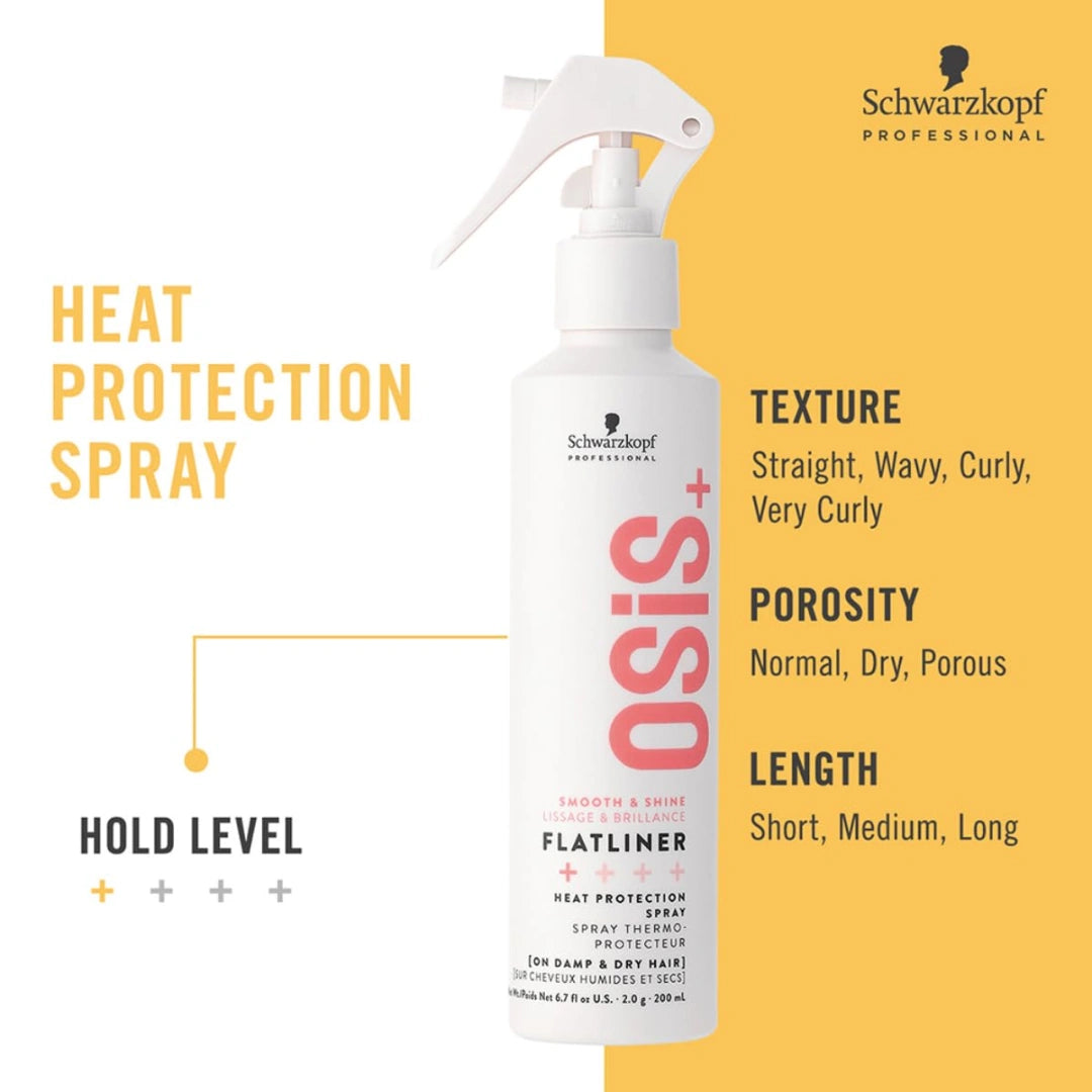 Schwarzkopf Professional Osis Flatliner Flattening Iron Serum - 200 ml