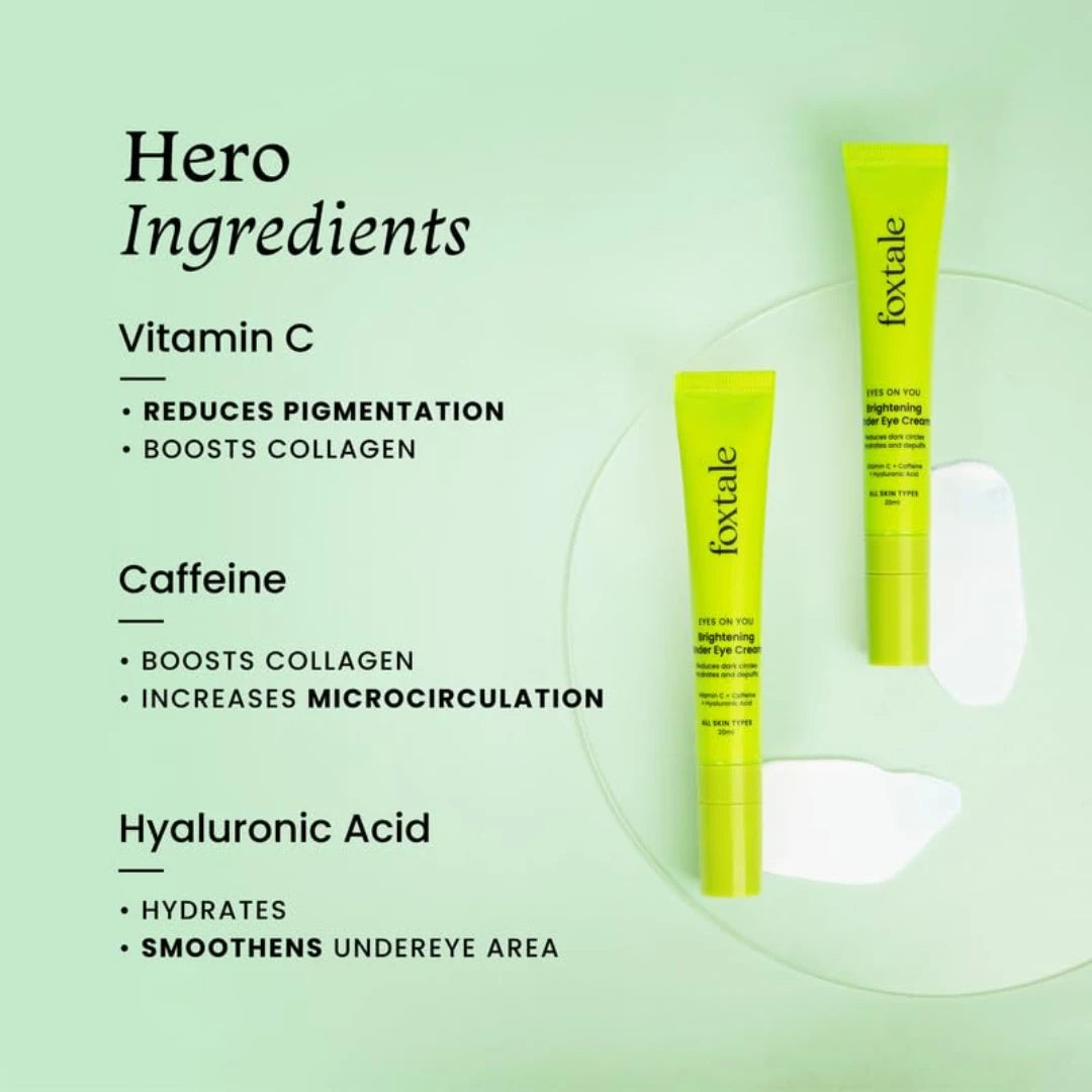 FoxTale Brightening Under Eye Cream (20ml)