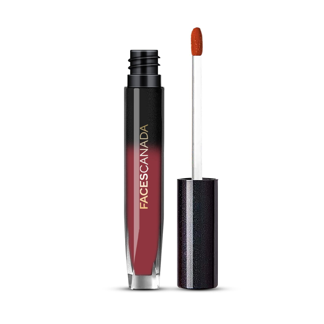 FACES CANADA Comfy Silk Liquid | Satin Matte HD Finish | Luxe Comfort | Longlasting | No Dryness | Smooth Texture | Mulberry Oil & Shea Butter For Plump Hydrated Lip