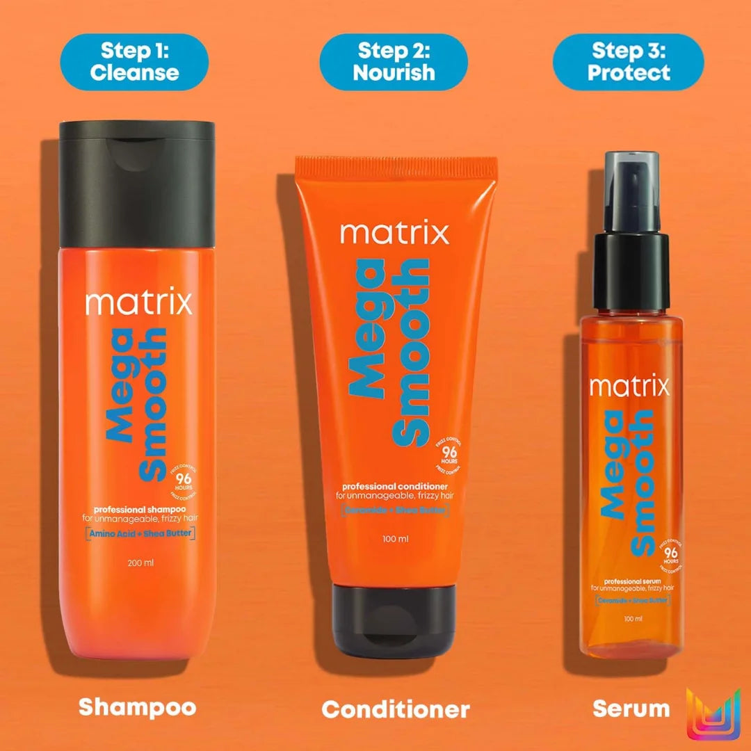 Matrix opti.care Professional Ultra Smoothing Shampoo | with Shea Butter & Paraben Free