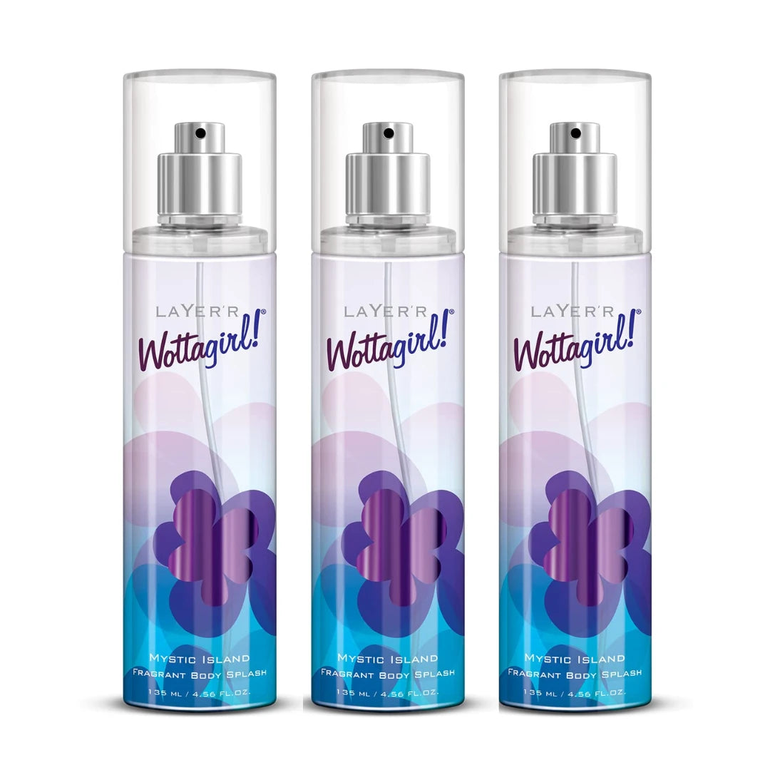 Layer'r Wottagirl Body Splash Mystic Island For Women (135ml)