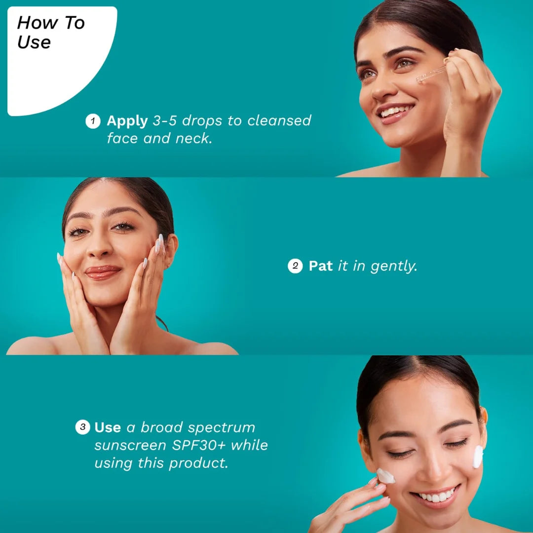 Pilgrim 10% Niacinamide Face Serum For Acne Marks, All Skin Types | Women & Men | (30ml)