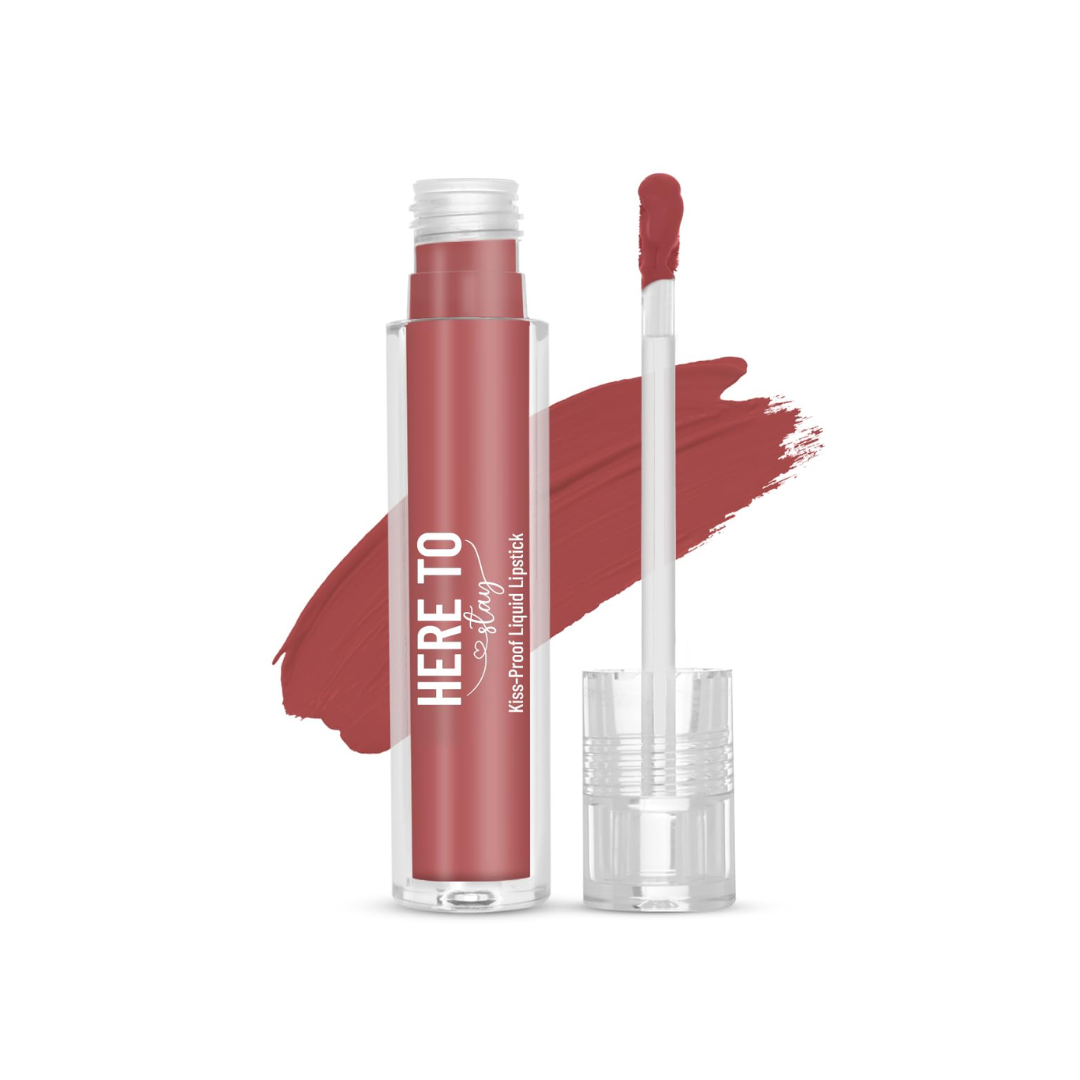 Swiss Beauty Select Here To Stay Liquid Matte Lipstick with Kiss-Proof Formula | Infused with Vitamin E | Non-Transfer, Smudgeproof | 12-18 Hrs Stay | Shade - Shocking Pink, 3ml |