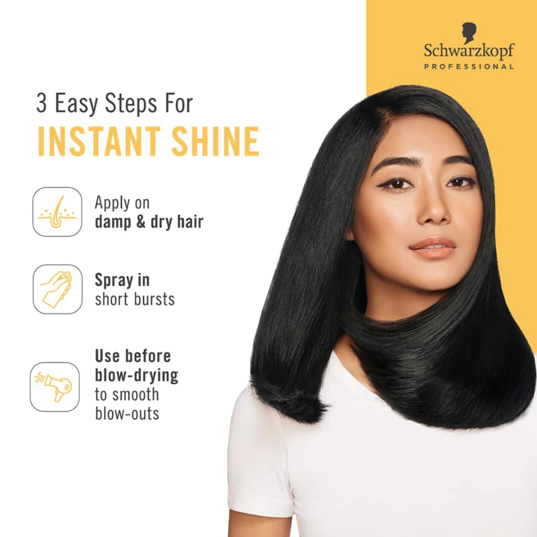 Schwarzkopf Professional OSiS+ Sparkler Shine Spray | Instant Shine & Lightweight Conditioning Spray for Men & Women 300ml