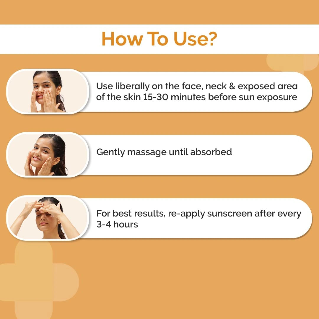 The Derma Co Derma Co 1% Hyaluronic Tinted Sunscreen SPF 60 PA++ Gel (50g)