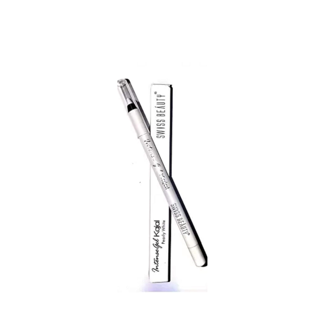 Swiss Beauty Pencil Kajal, Matte Finish (White, 1.2g)