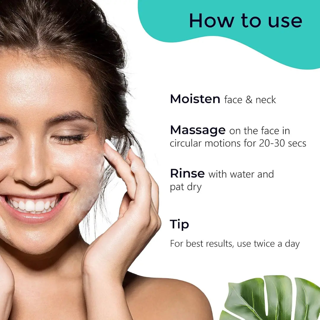 Pilgrim Volcanic Lava Ash Face Wash With yugdugu & White Lotus (100ml)