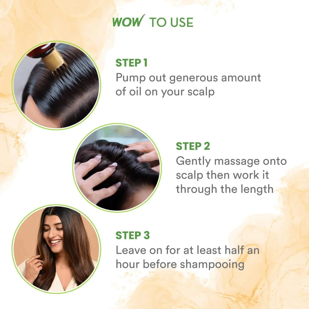 Wow Rosemary Hair Growth Oil To Control Hair Fall (100ml)