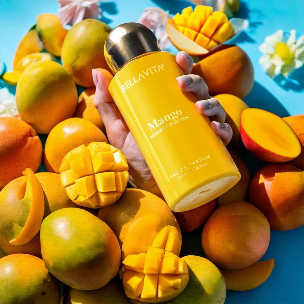 BELLAVITA Gourmet Collection Mango | Long Lasting Perfume for Man and Woman | EDP 100ml | Floral, Woody, Sweet Premium Unisex Fragrance for Men and Women - Deals999