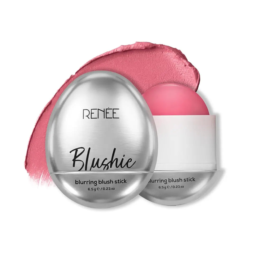 RENEE Blushie Blurring Blush Stick | Buildable Formula With Soft-Focus Matte Finish | Lightweight, Long-Lasting, Easily Blendable | With Hyaluronic Acid,...