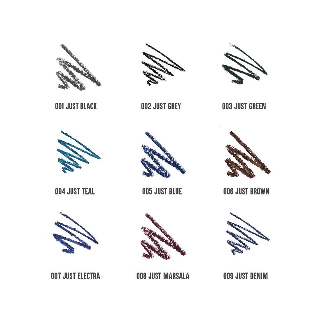 Colorbar Just Smoky Kajal, Matte Finish, 1.2g - Just Blue,Pencil - Deals999