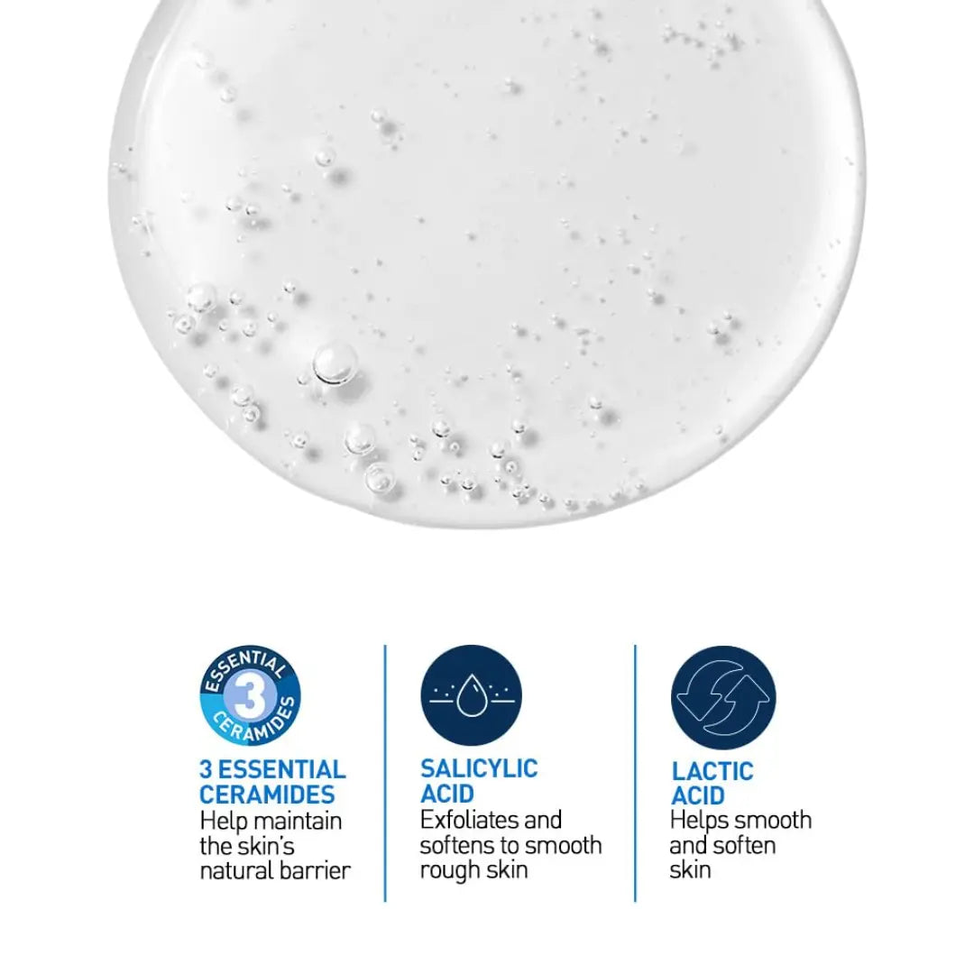 CeraVe SA Smoothing Cleanser For Dry, Rough, Bumpy and Acne-Prone Skin, contains Salicylic Acid with no harsh microbeads, Dermatologist Recommended Face wash, 88ml