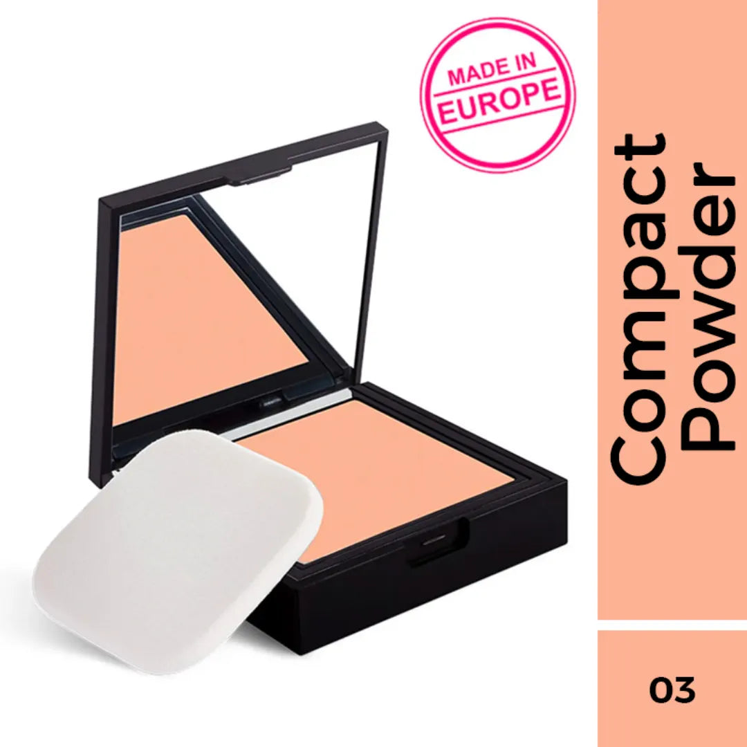 Nykaa SKINgenius Skin Perfecting & Hydrating Matte Powder Compact - Natural Ivory 01