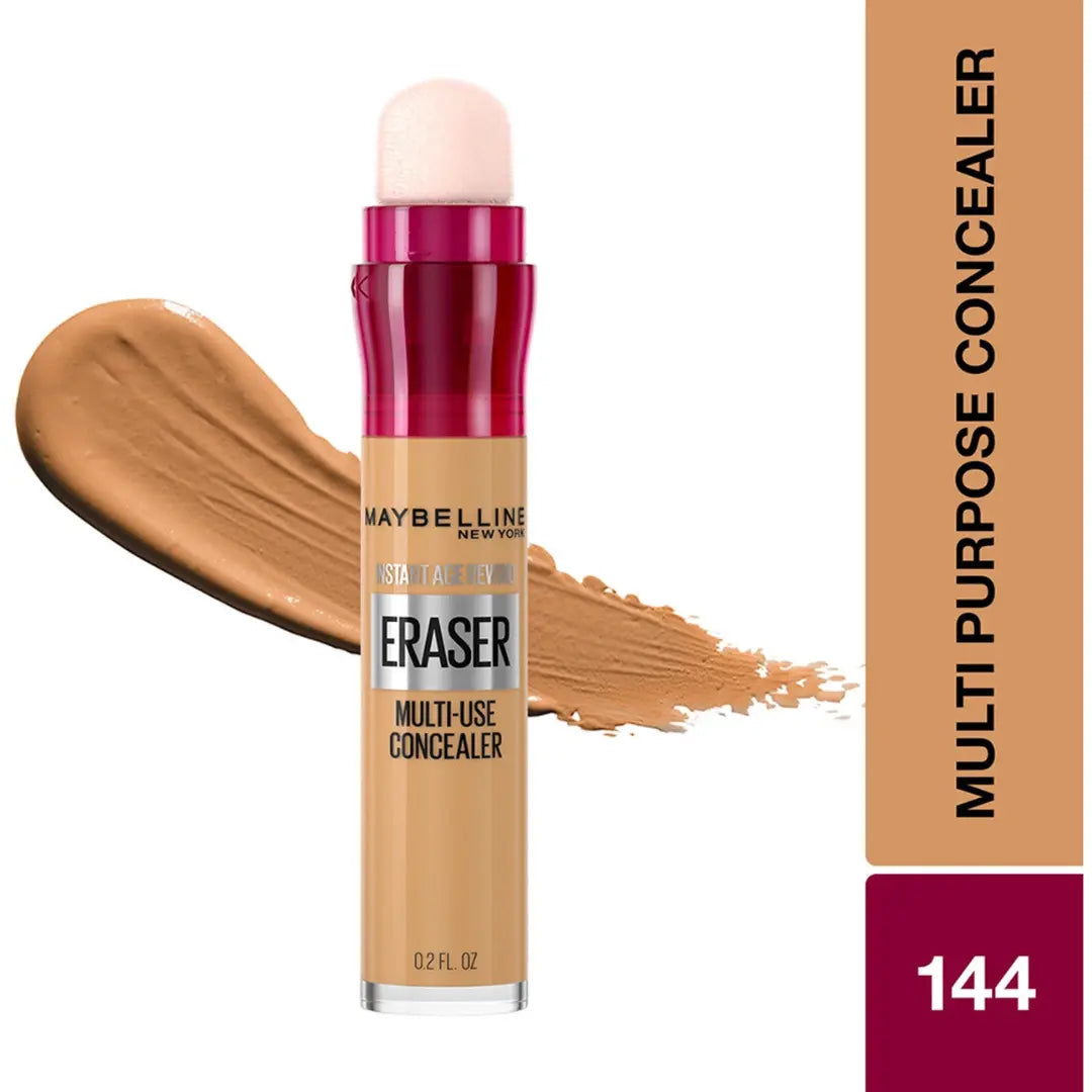 Maybelline New York Instant Age Rewind Dark Circles Treatment Concealer - Light, Packed with Goji Berry & Haloxyl, Bright & Refreshed eyes, Concealer that erase dark circles & fine lines | 6ml
