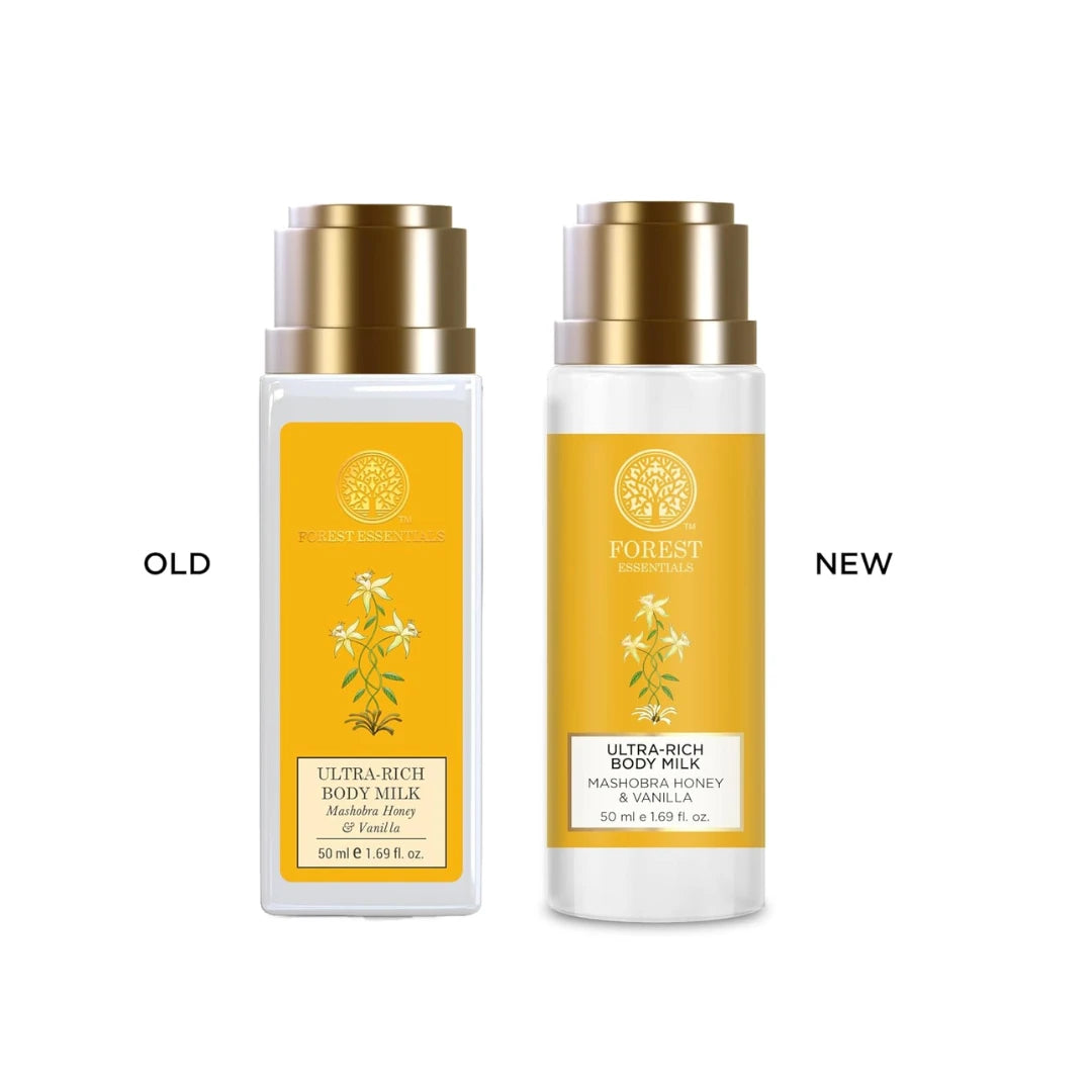 Forest Essentials Ultra-Rich Body Milk Mashobra Honey & Vanilla