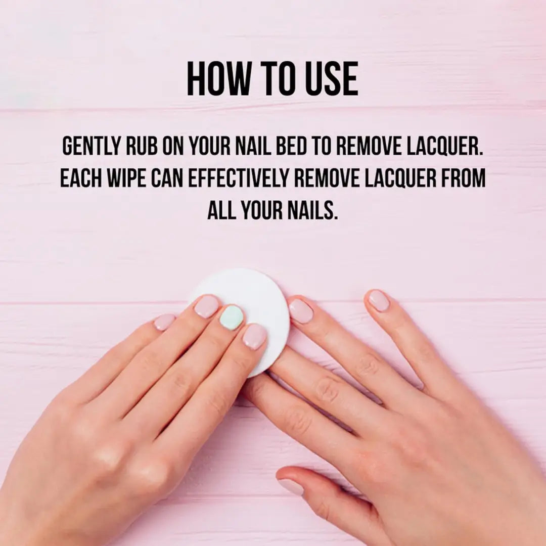 Colorbar On The Go Nail Lacquer Remover Wipes-tp30-04 | Vegan | Handbag-friendly | Enriched with Olive Oil | Dermatologically Tested