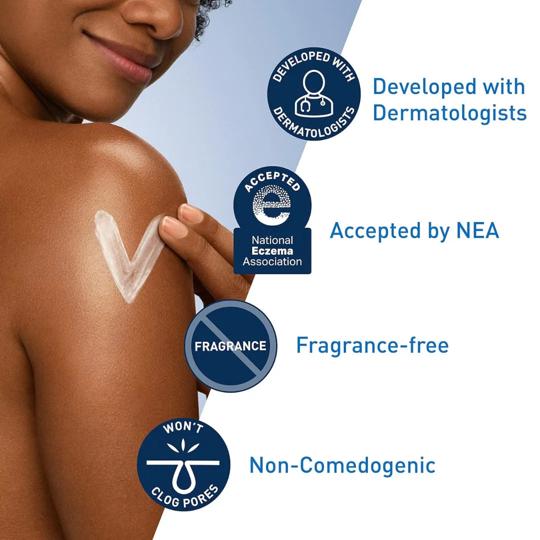 CeraVe Moisturizing Cream For Dry To Very Dry Skin (340gm) - Formulated with 3 Essential Ceramides And Hyaluronic Acid | Non-Comedogenic Moisturizer For Face and Body