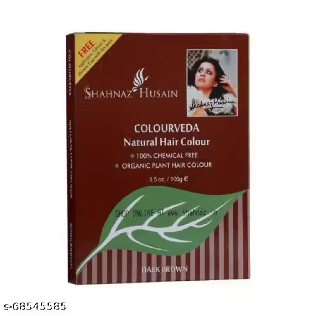 Shahnaz Husain Colorveda Dark Brown, 100g , Dark Brown