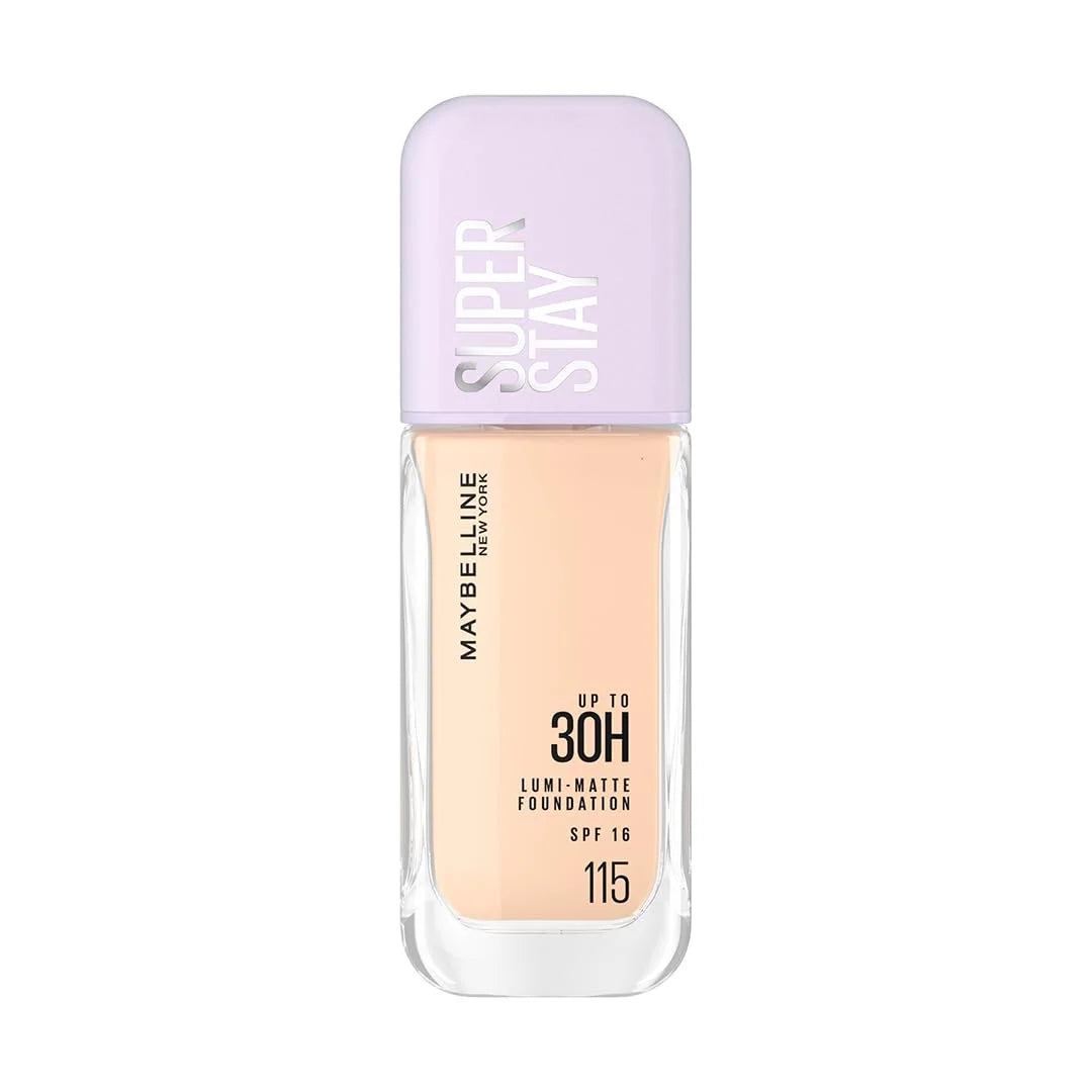 Maybelline New York Super Stay Lumi Matte Liquid Foundation, 115