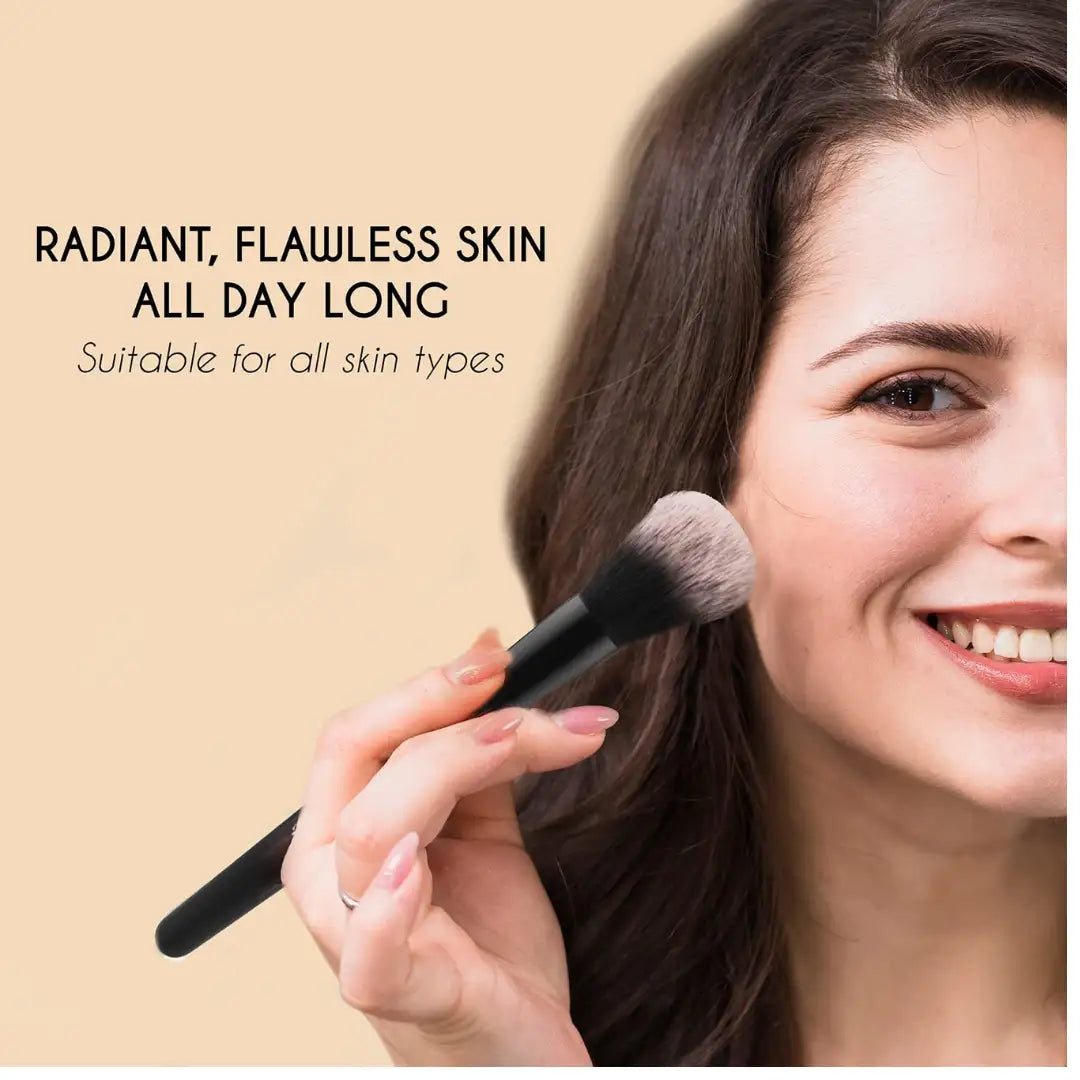 FACESCANADA Banana Compact Powder For All Skin Types 9G|8Hr Oil Control Complexion Enhancer|Smooth Matte HD Finish|Translucent Powder Sets Makeup|Blurs&Conceals|Radiant Flawless Skin|Vitamin C,Cream
