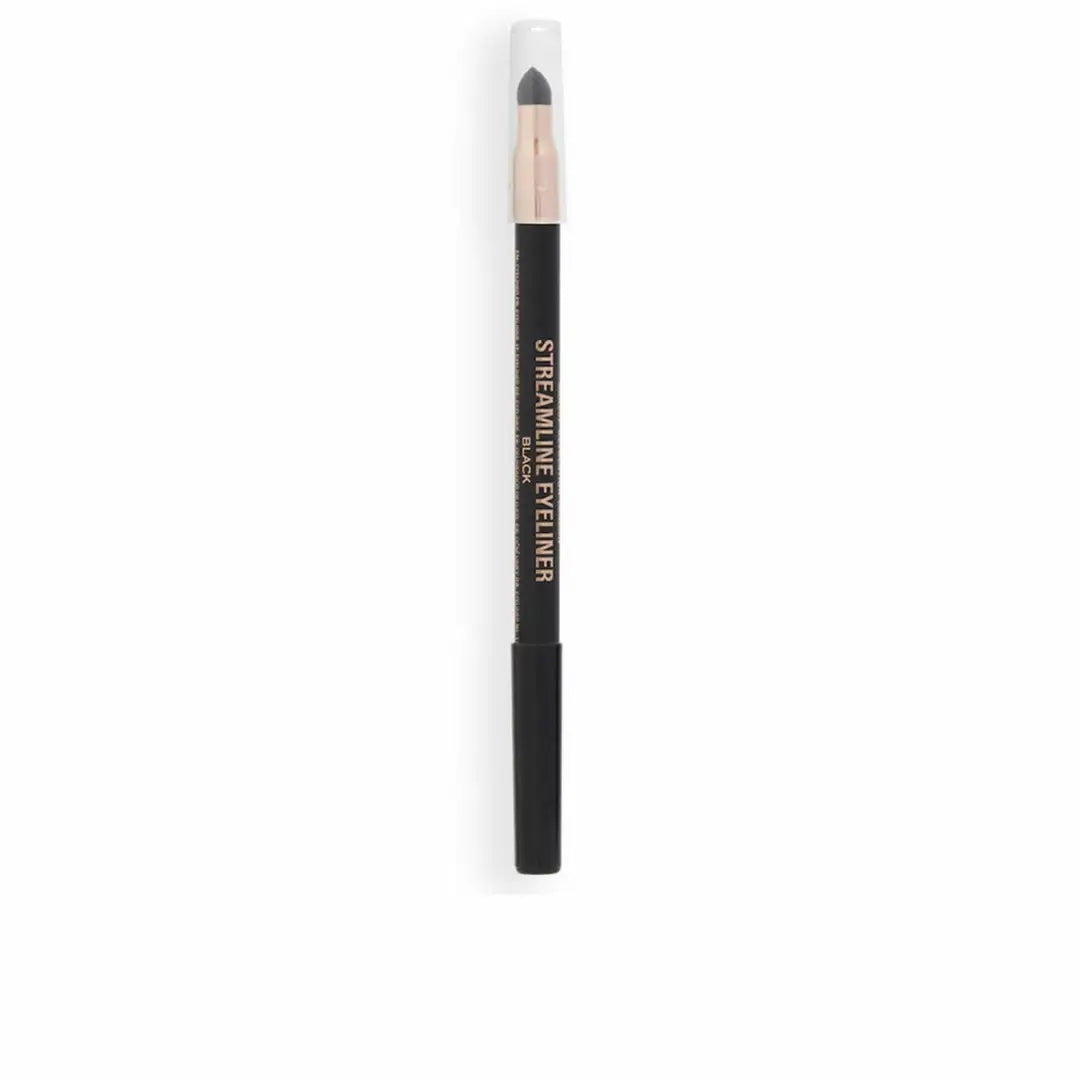 Revolution London Streamline Waterline Eyeliner Pencil White| Ultra Creamy & Pigmented Texture | Smooth & Buttery Application | Built-in Smudger for Smokey Looks | Waterproof, Long Lasting All Day Wear | 1.3g.