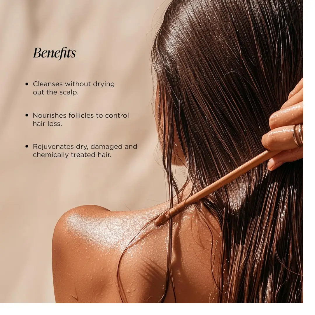 Forest Essentials Ayurvedic Shampoo Japapatti & Brahmi | Natural Remedy for Hair Fall & Dry, Frizzy & Chemically Treated Hair | Sulphate Free
