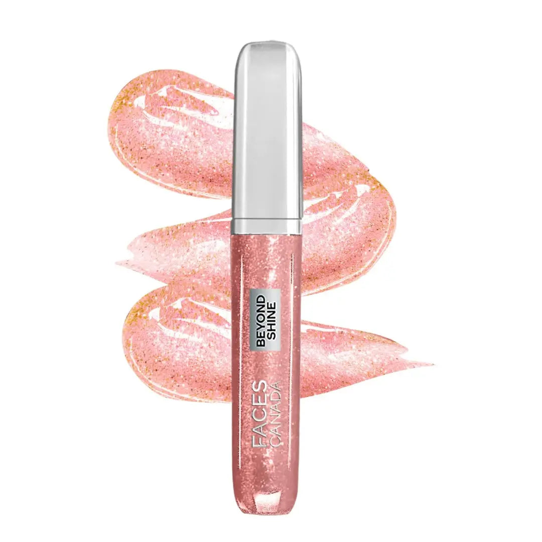 FACESCANADA Beyond Shine Lip Gloss - Gleam Dream 11, 3.8ml | Lightweight Non-Sticky Luxurious Texture For Glossy Lips | Shimmer Finish | Instant Shine | Fuller, Supple & Plump Lips | 24HR Hydration