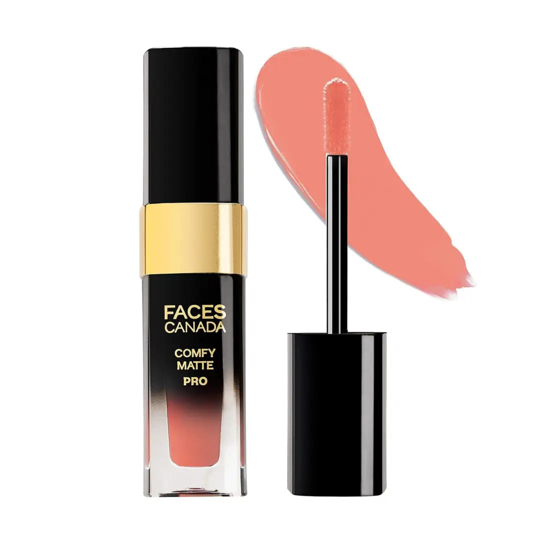 FACESCANADA Comfy Matte Pro Liquid Lipstick| 10HR Longstay | Intense Color | Macadamia Oil & Olive Butter Infused | Lightweight Super Smooth | No Dryness | No Alcohol
