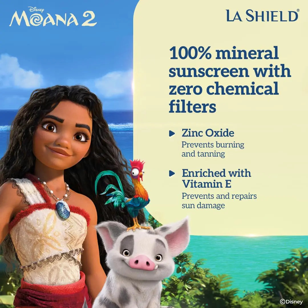 La Shield Kids Sunscreen Gel SPF 50 PA+++|100% Mineral Sunscreen|For kids above 2 years age|Enriched with Vitamin E & Hyaluronic Acid|Suitable for Sensitive skin|4 hour water resistant|Fragrance free