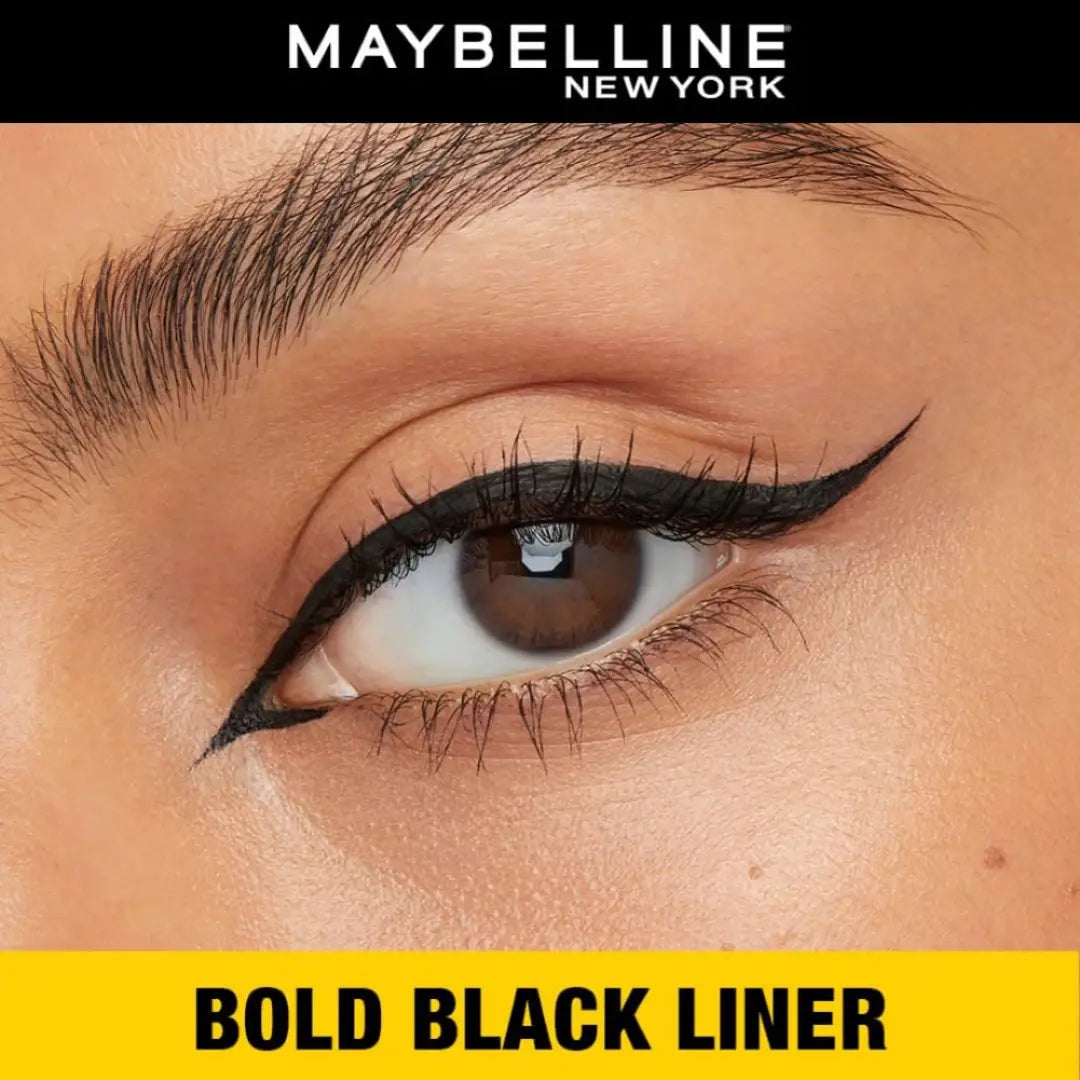 Maybelline New York Colossal Bold Liner - Black, smudge-proof and water-proof Long-lasting eyeliner. Maybelline New York Colossal Bold and dark eyeliner is for everyday use | 3ml