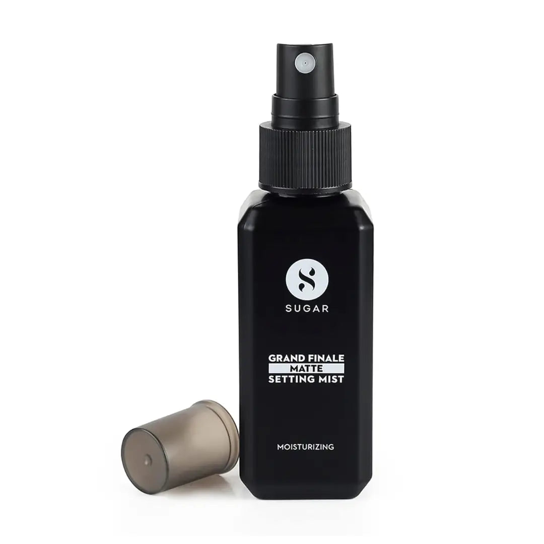 SUGAR Cosmetics Grand Finale Dewy 2 in 1 Setting Mist For Long lasting Makeup and Sun Protection | Paraben Free - 50 m