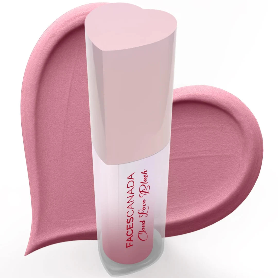 FACES CANADA Cloud Love Liquid Blush - 5ml | Pink Flushed Look | Long Lasting (Heart Strings 01)