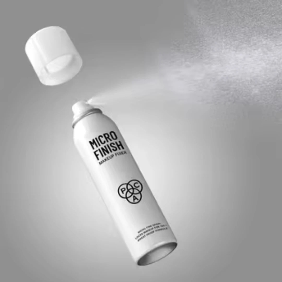 PAC Micro Finish Makeup Fixer Spray - Quick Drying Microfine Mist, Longlasting Sweatproof Formula
