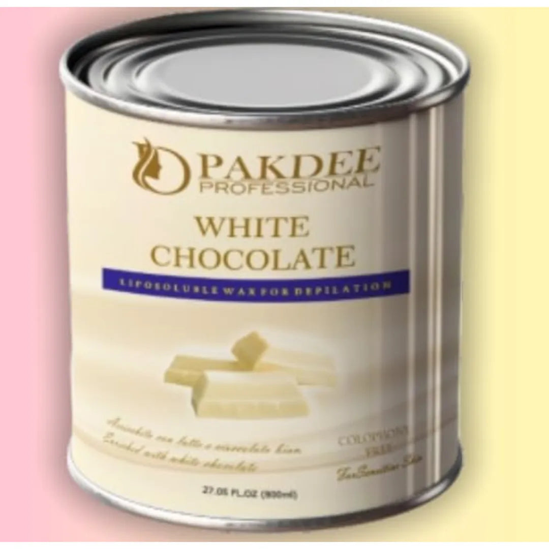 Pakdee Professional White Chocolate Liposoluble Hair Removal Wax 800 ml, Pack of 1 Wax (800 ml)
