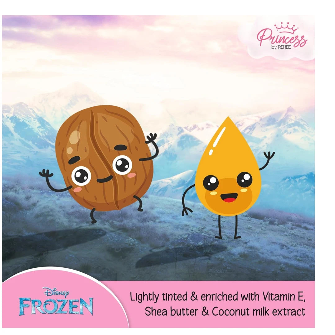 Disney Frozen Princess By RENEE Popsicle Anna Lip Balm, SPF10, Lightly Tinted & Enriched with Vitamin E & Coconut Milk Extract, Moisturizes, Nourishes & Protects, Softens & Heals Chapped Lips 2 Gm