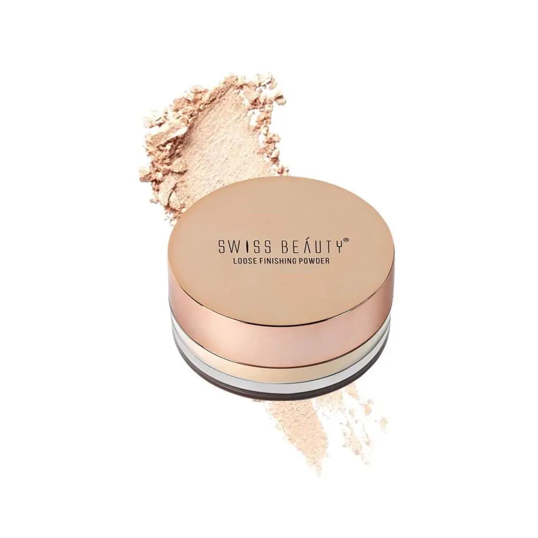 Swiss Beauty Ultra Fine Loose Finish Powder, Face Makeup, Shade-05 Ivory, 8gm