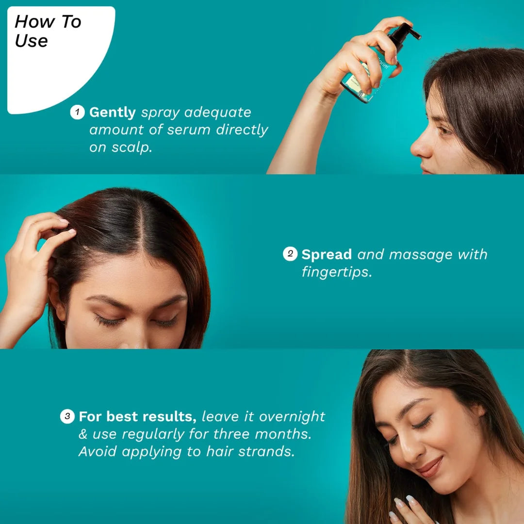 pilgrim 3% Redensyl & 4% Anagain ADVANCED HAIR GROWTH SERUM (30 ml)