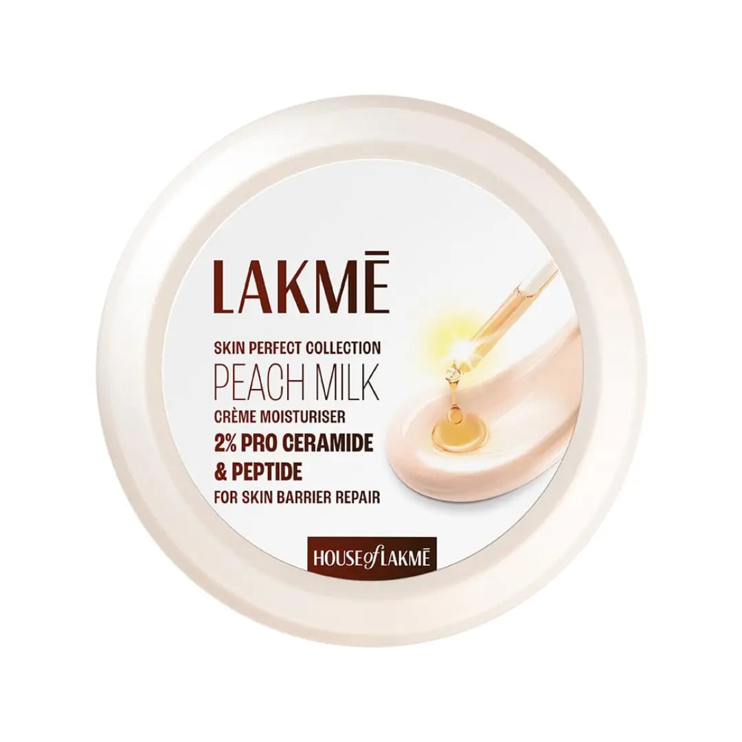 Lakme Peach Milk Creme Moisturiser With 2% Pro Ceramide & Peptide, 300 g