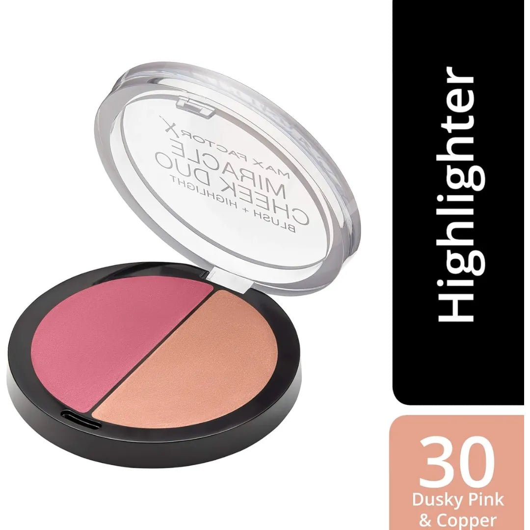 Max Factor Miracle Cheek Duo Blushes, 30 Dust Pink & Copper, - Deals999
