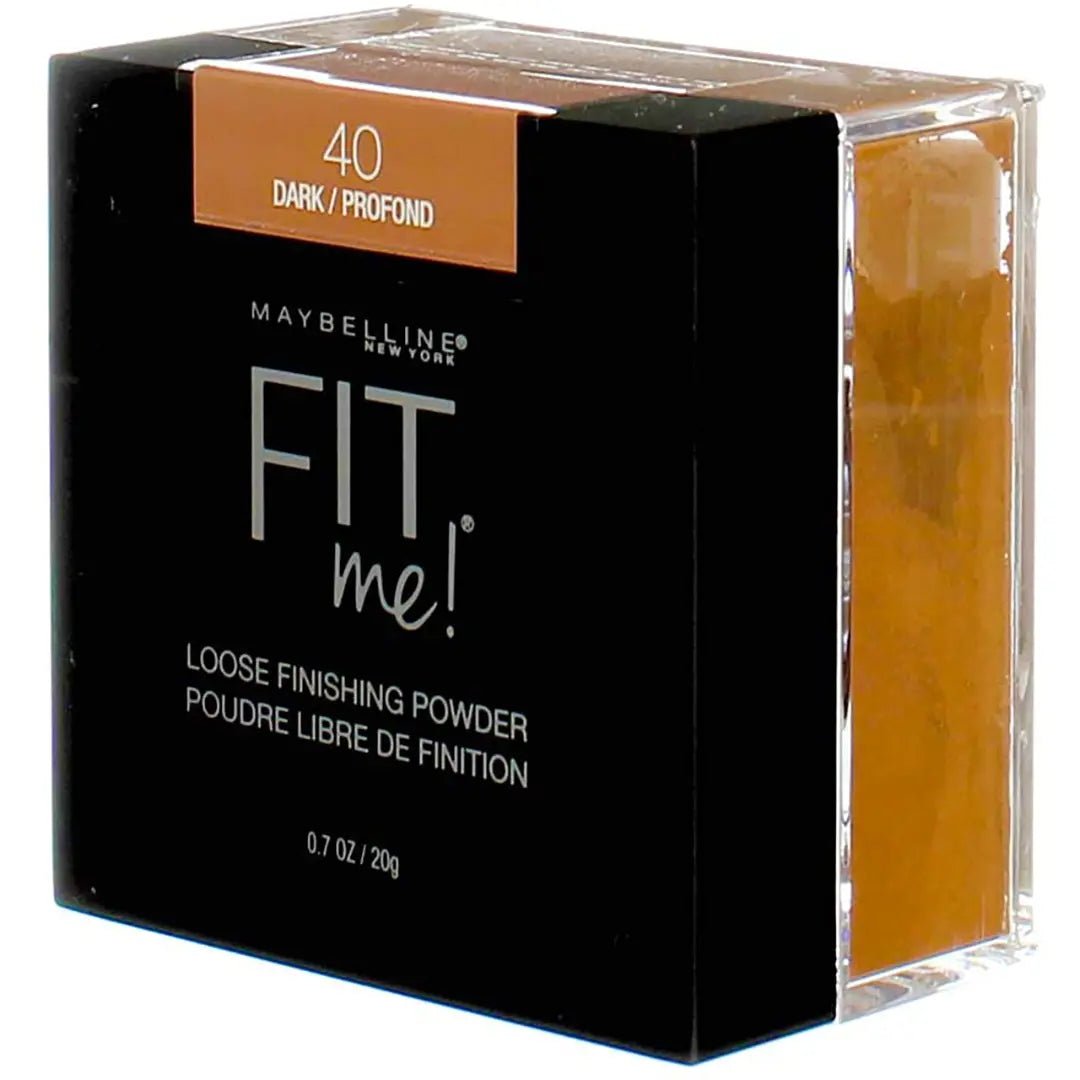 Maybelline Fit Me Loose Matte Finishing Powder For All Skin Type, 40 Dark, 0.7 Oz (Pack Of 2),Brown - Deals999