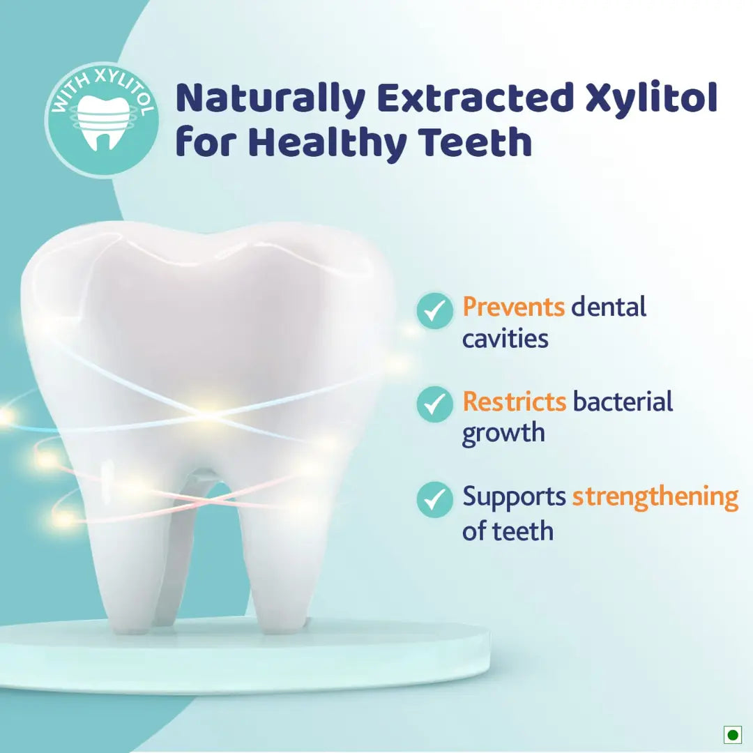 Chicco Toothpaste for 1Y to 6Y Baby, Mixed Fruit Flavour, Fluoride-free, Preservative-free, Cavity Protection (50g)